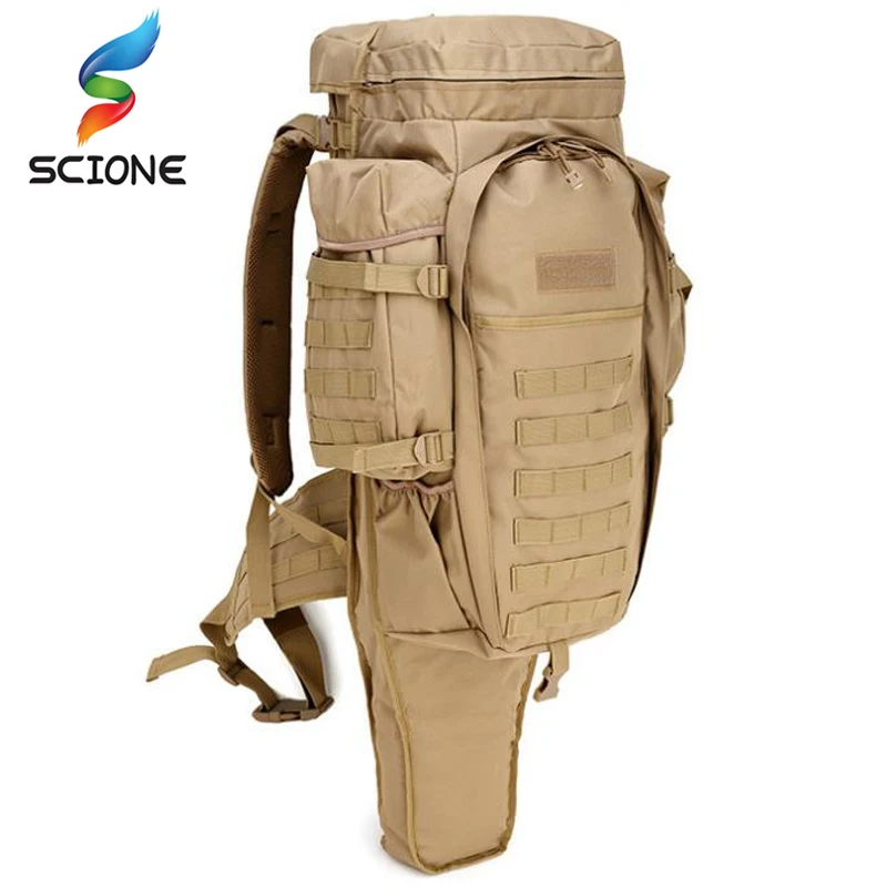  Hot 60L Outdoor Waterproof Military Backpack Pack Rucksack Tactical Bag For Hunting Shooting Campin