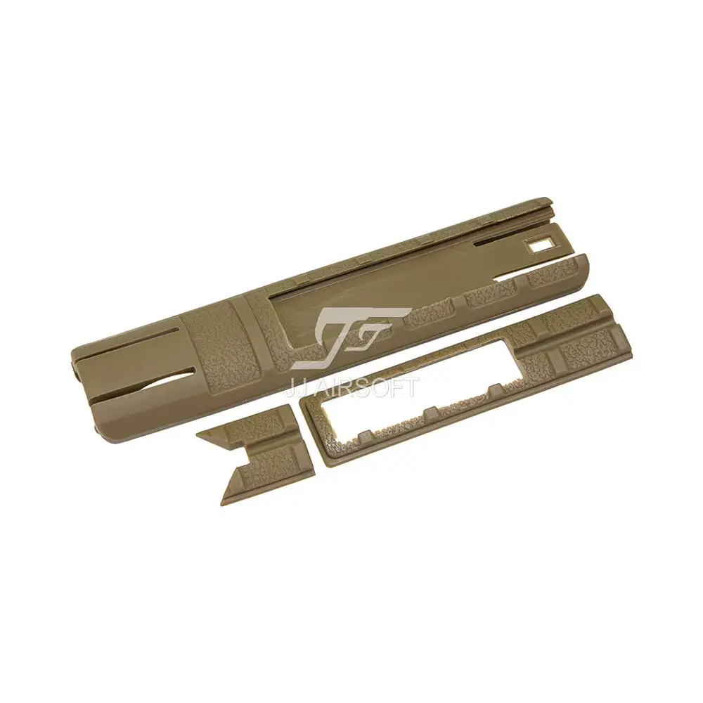 Tan ACI TD Battle Grip Rail Cover с карманом(черный/коричневый - Цвет: Tan