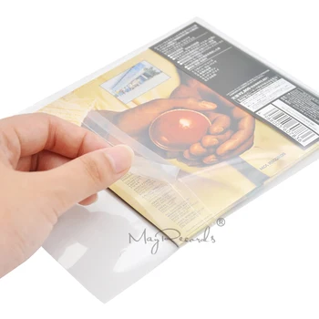 

50 Resealable 4.7 Mil Plastic Outer Sleeves For Mini LP SHM-CD Paper Sleeves
