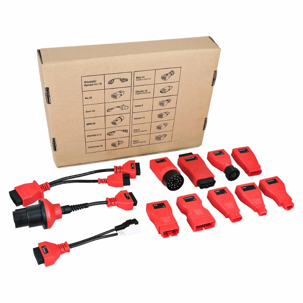 Полный комплект подключения для продуктов Autel (DS808 MD802 MD808 Pro MK808 MP808TS) с полными