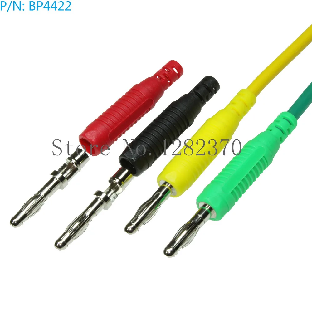 

[SA] BP4422 4mm banana plug assembled without a jacket In Line Banana Plug Gold-plated nickel --50pcs/lot
