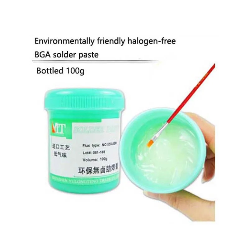 100g No-clean Flux Soldering 559 SMD Environmentally friendly halogen-free BGA solder Grease SMT Repair Tool Lead-free tin wire