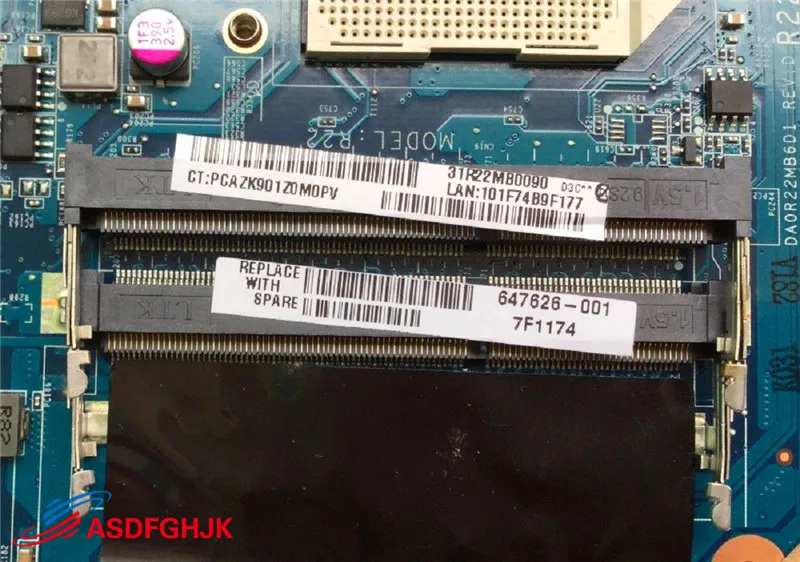 awesome  Original FOR HP G4 G6 G7 LAPTOP Motherboard DA0R22MB6D1 647626-001 fully tested