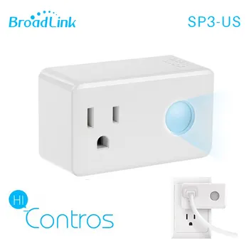 

Broadlink SP3/SP3S US WiFi Power Plug Socket Outlet 16A+Timer With Power Meter Monitor Smart Remote Wireless Controls For phone