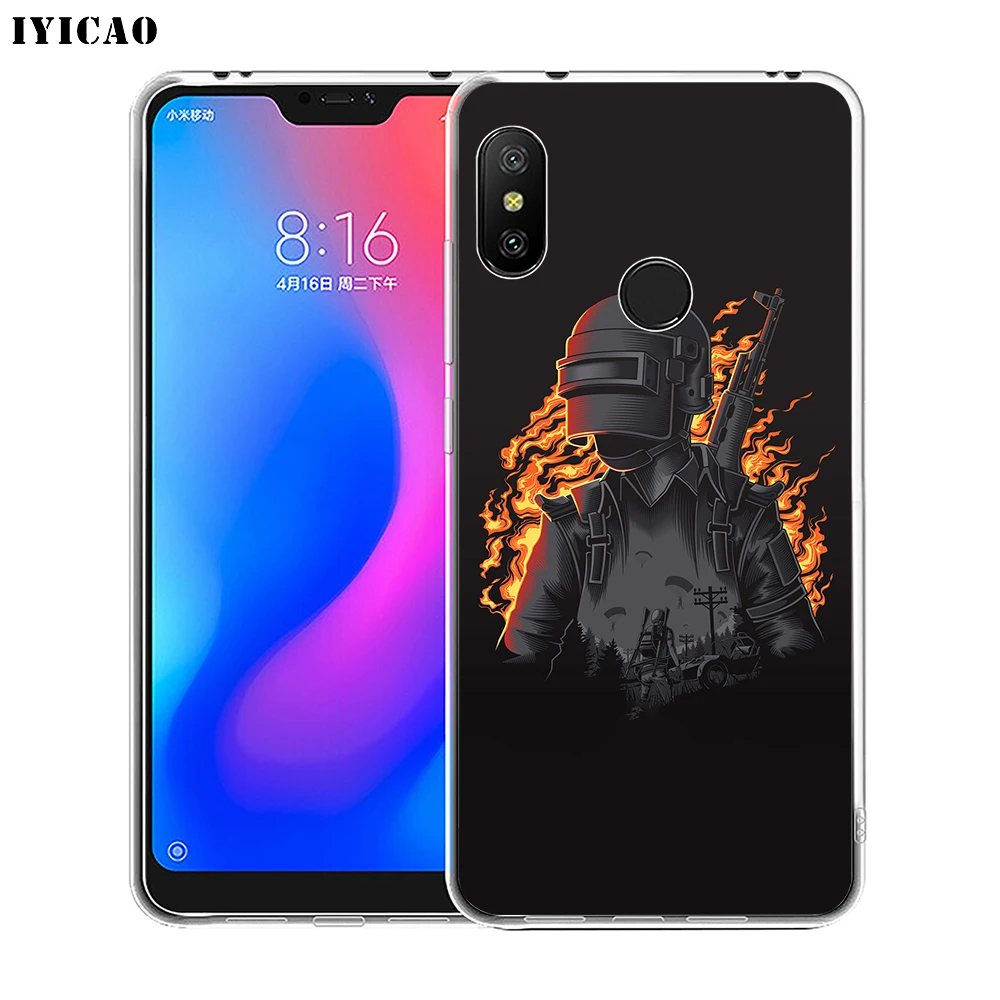 Мягкий силиконовый чехол для телефона IYICAO PUBG для Xiaomi Redmi 4A 5A 6A Note 7 6 5 Pro Plus Redmi 4X 5A Prime