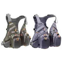Excessive High quality 3in1 Grownup Fishing Vest Polyester Jacket Outside Swimming Life Vest Backpack for Pesca Survival Security Life Jacket