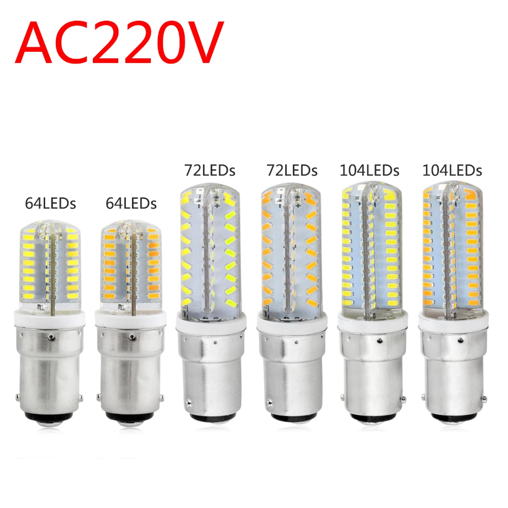 Beste 1 st Lampada LED Verlichting B15 Led Gloeilamp 220 v 230 v 240 v Mini Lamp 3014 2835 SMD siliconen LED Corn Lamp Vervangen Thuis Lichten