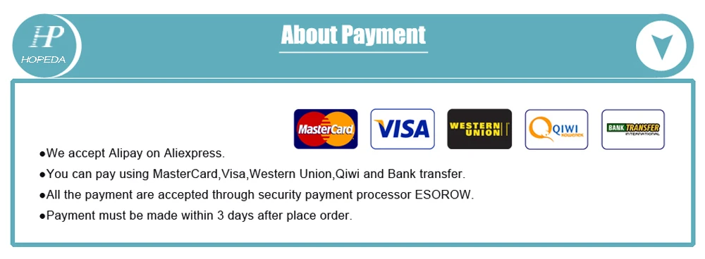 about payment