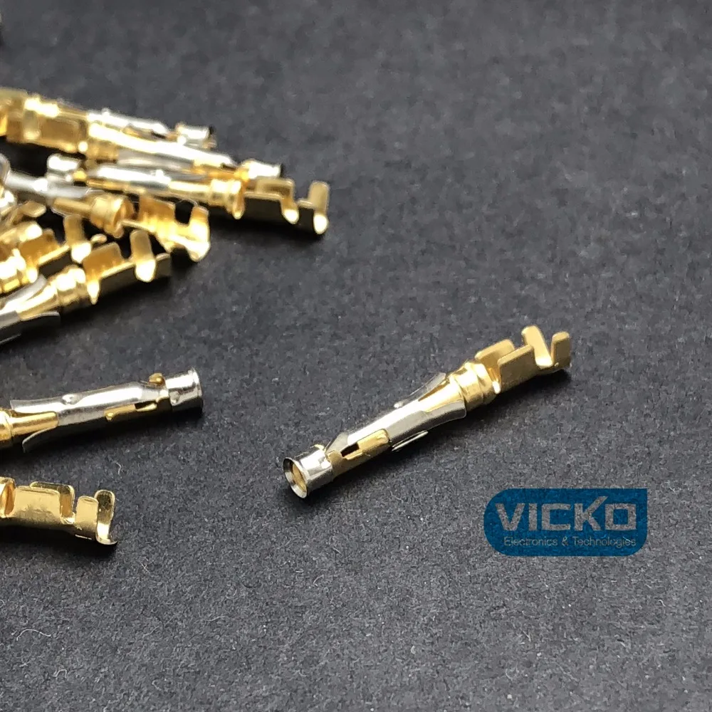 [VK] 66101-4 Pin& Socket Connectors GOLD SOCKET 18-16 Female