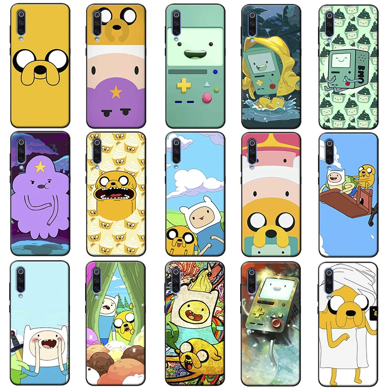 Adventure Time with Finn and Jake Top cute Soft Silicone Phone Case for samsung galaxy a50 a70 a30 a40 a20 s8 s9 s10 plus |
