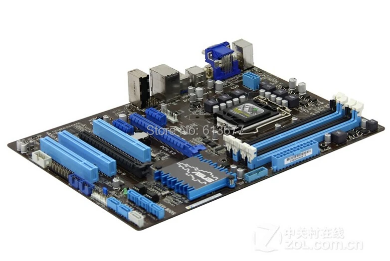 ASUS P8B75-V оригинальная б/у материнская плата DDR3 LGA 1155 ram 32G настольная Материнская плата ПК