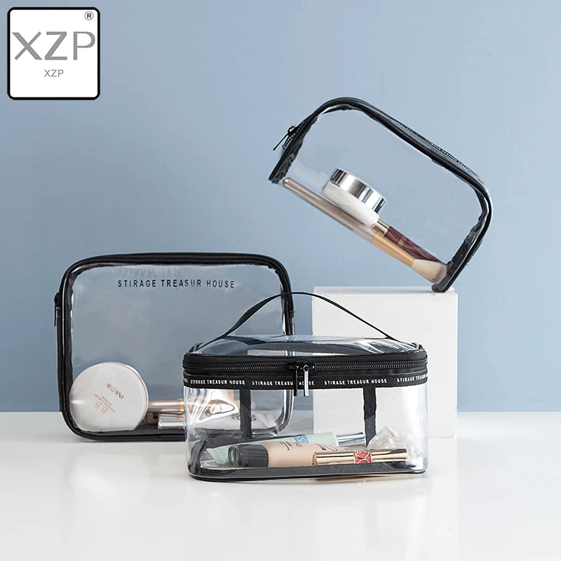 Водонепроницаемая прозрачная косметичка XZP из ПВХ Женский чехол для макияжа