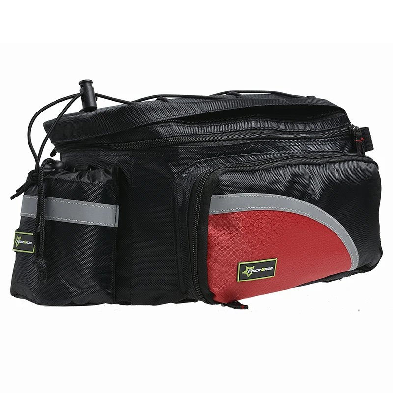 Ceny ROCKBROS większa pojemność z osłoną przeciwdeszczową rower górski rower torba Bicicleta bagażnik tylny torby tylna paczka bagażnik pakiet