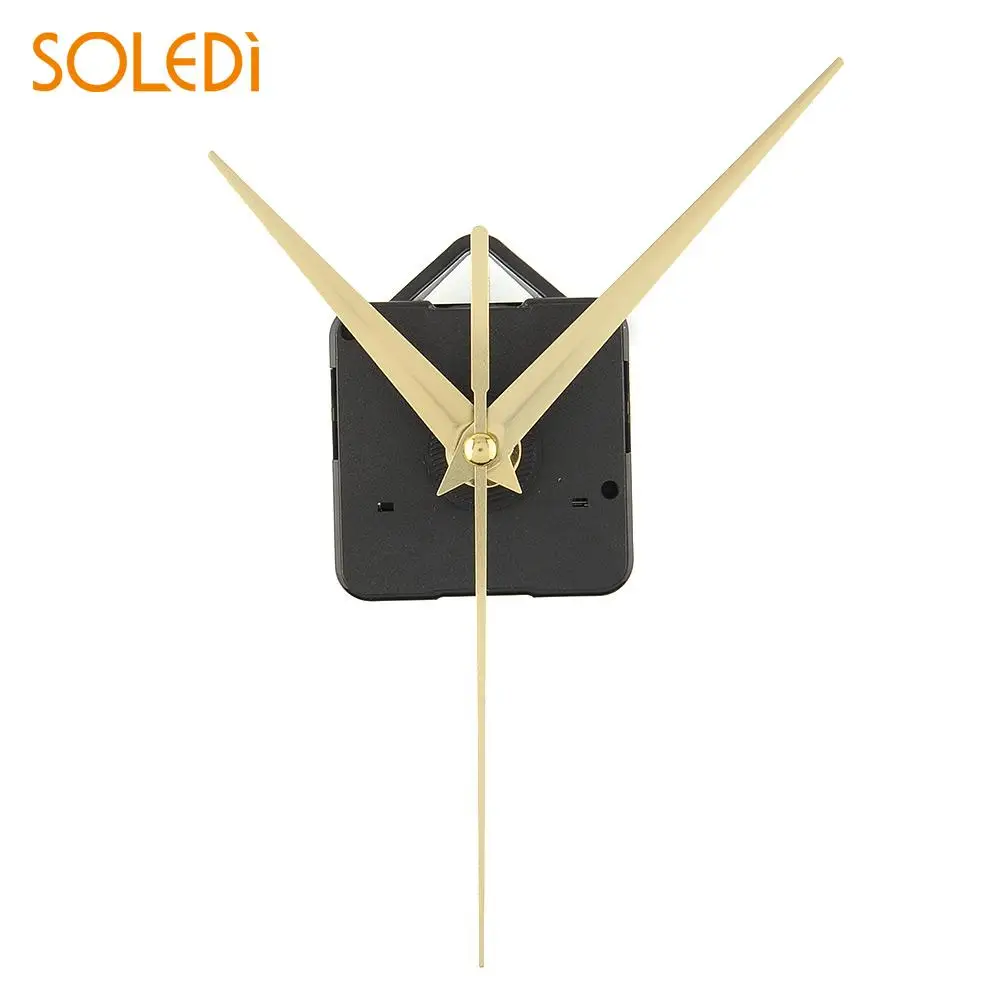 

Quality Clock Movement Mechanism Parts DIY Tool with Gold Hands Quiet Silence Quartz Clock Movement Clock Accessories