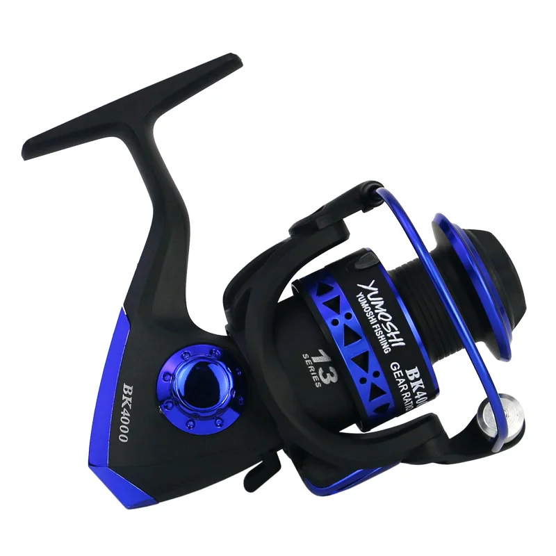 

2019 New 13BB 5.1:1 Fishing Reel Super Strong Carp Fishing Feeder Spinning Reel Spinning wheel type fishing wheel BK