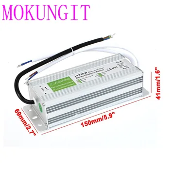 

Waterproof 12V 80W Power Adapter Power Supply 6.6A for 5050 3528 LED Strip Lights LED Electronic Transformer Power Supply Driver
