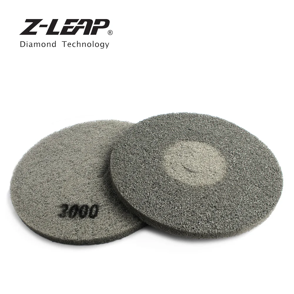 Z-LEAP 17 дюймов 4 шт Diamond полировальная губка Pad 430 мм полировки, диск абразивные инструменты для Clean& польский Грит 400/800/1500/3000