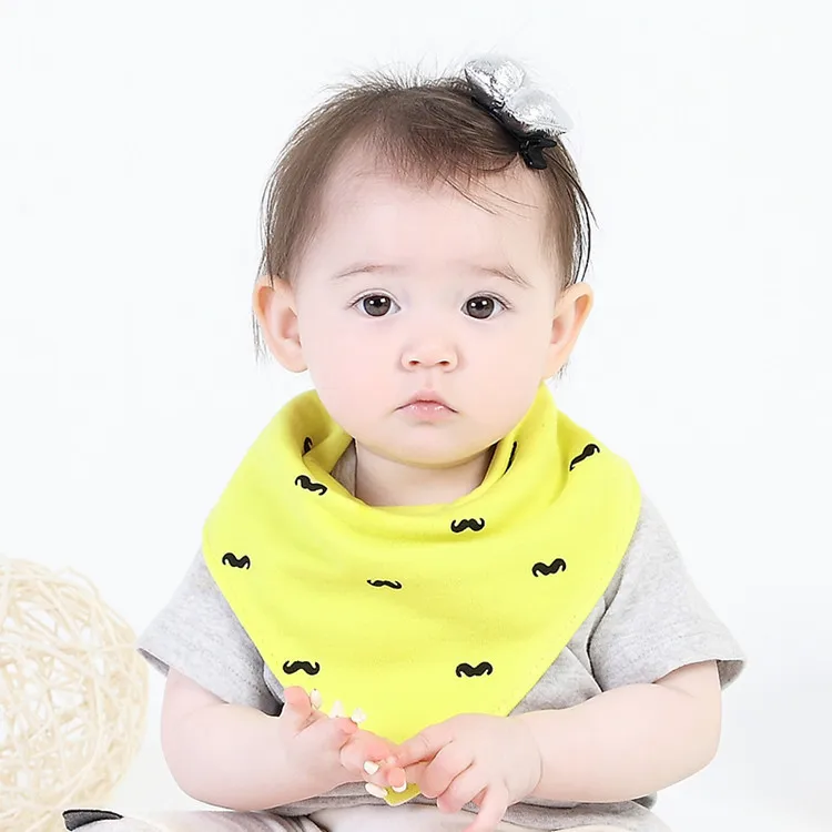 

Baby Bibs Print Bavoir Soft Cotton Baby Bandana Toddler Newborn Towel Triangle Scarf Baberos Girls Boys Infantil Bib Burp