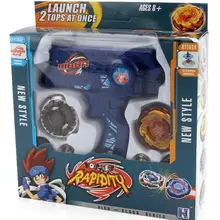 Горячая спиннинг Топ металлический волчок s игрушка набор Bey игрушка лезвие с двойными пусковыми установками ручной Спиннер металлические