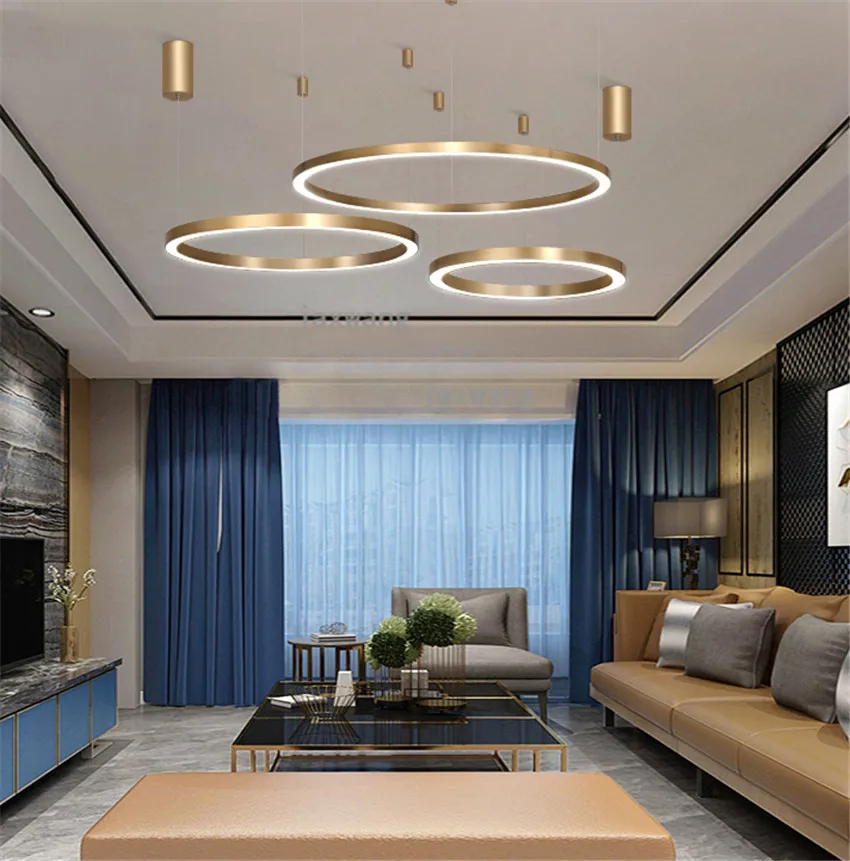 Postmodern Luxury Led Pendant Lamp Lights Hanging Lamp Hanglamp Light Fixture Modern Hanging Ceiling Lamps Chandelier Lighting