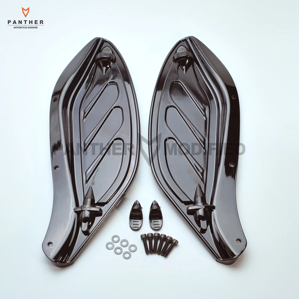

1 Pair Smoke Clear Motorcycle Adjustable air shroud flanking case for Harley-Davidson Tour 1996-2013