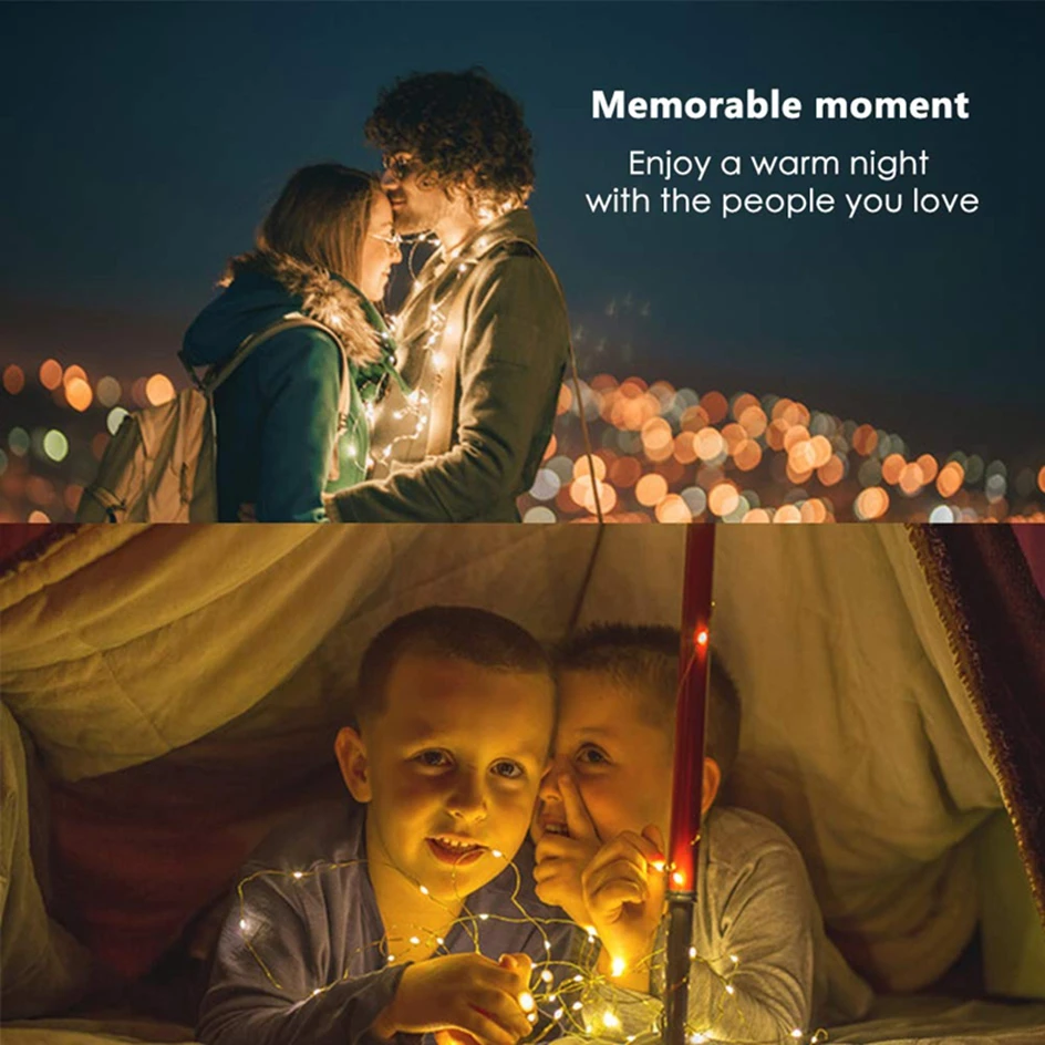 fairy light led battery powered waterproof 8 mode 1m 2m 5m 10m string copper wire firefly remote control for DIY wedding party  (4)