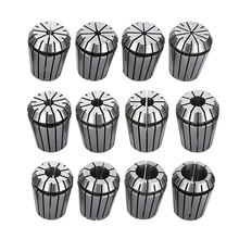 12pcs Collet ER25 Chuck Collet Kit 2/3/4/5/6/7/8/9/10/12/14/16mm Lathe Accessories Tool Holder CNC Milling Machine Lather Tools