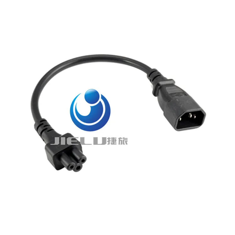 

PDU PSU Power Converter Cord , IEC 320 C14 Male Plug to C5 Female Adapter Cable IEC 3 Pin Male to C5 Micky.