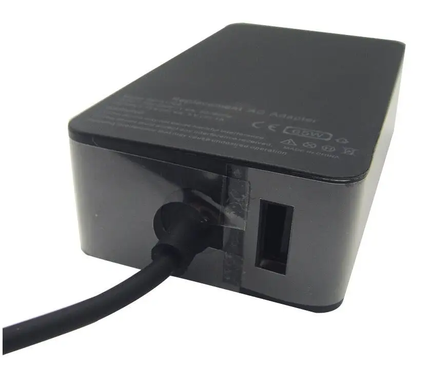 100% Genuine 15V 4A 65W Laptop Charge AC adapter For Microsoft Surface Pro 4 Tablet Surface Book A1706 with 5V 1A USB Power port