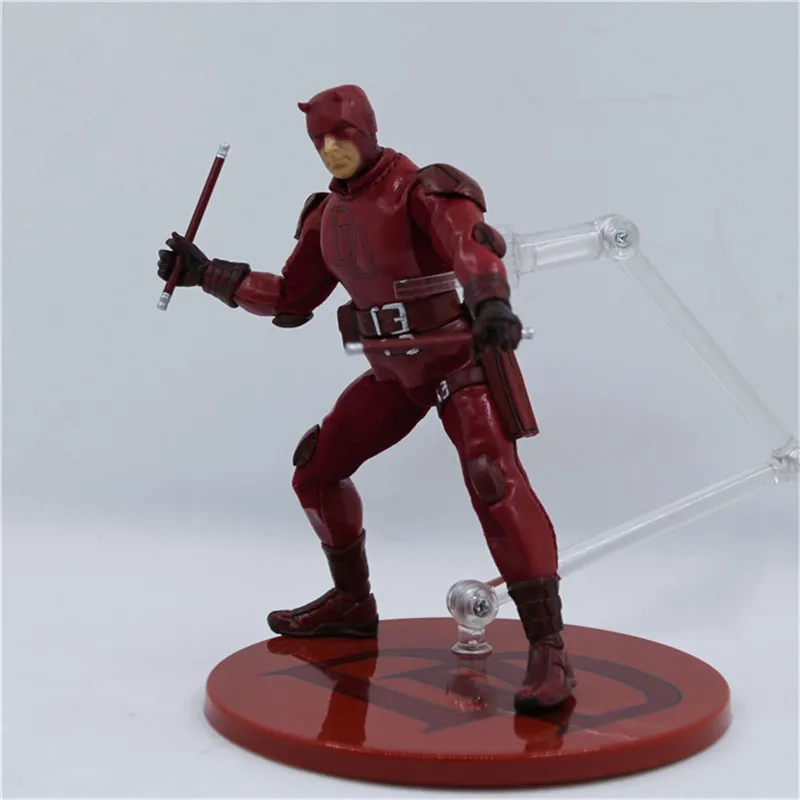 Daredevil Matt Murdock PVC Action Figure Toys Comics Heroes Daredevil Figuras Dolls Movable Brinquedos 15cm  (3)