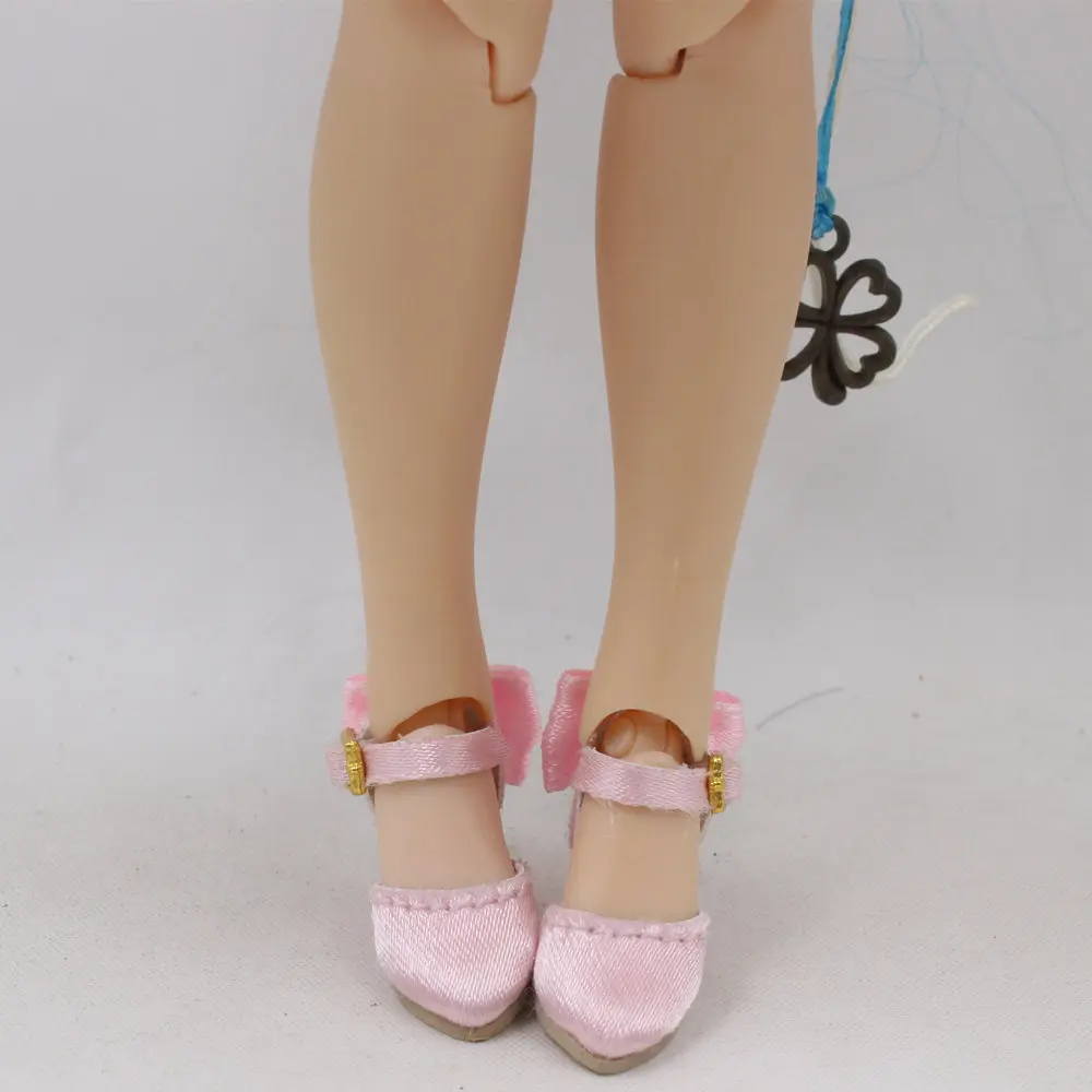 Blyth doll/шелковые туфли на высоком каблуке; пять различных цветов на выбор; Симпатичные Neo 1/6 BJD