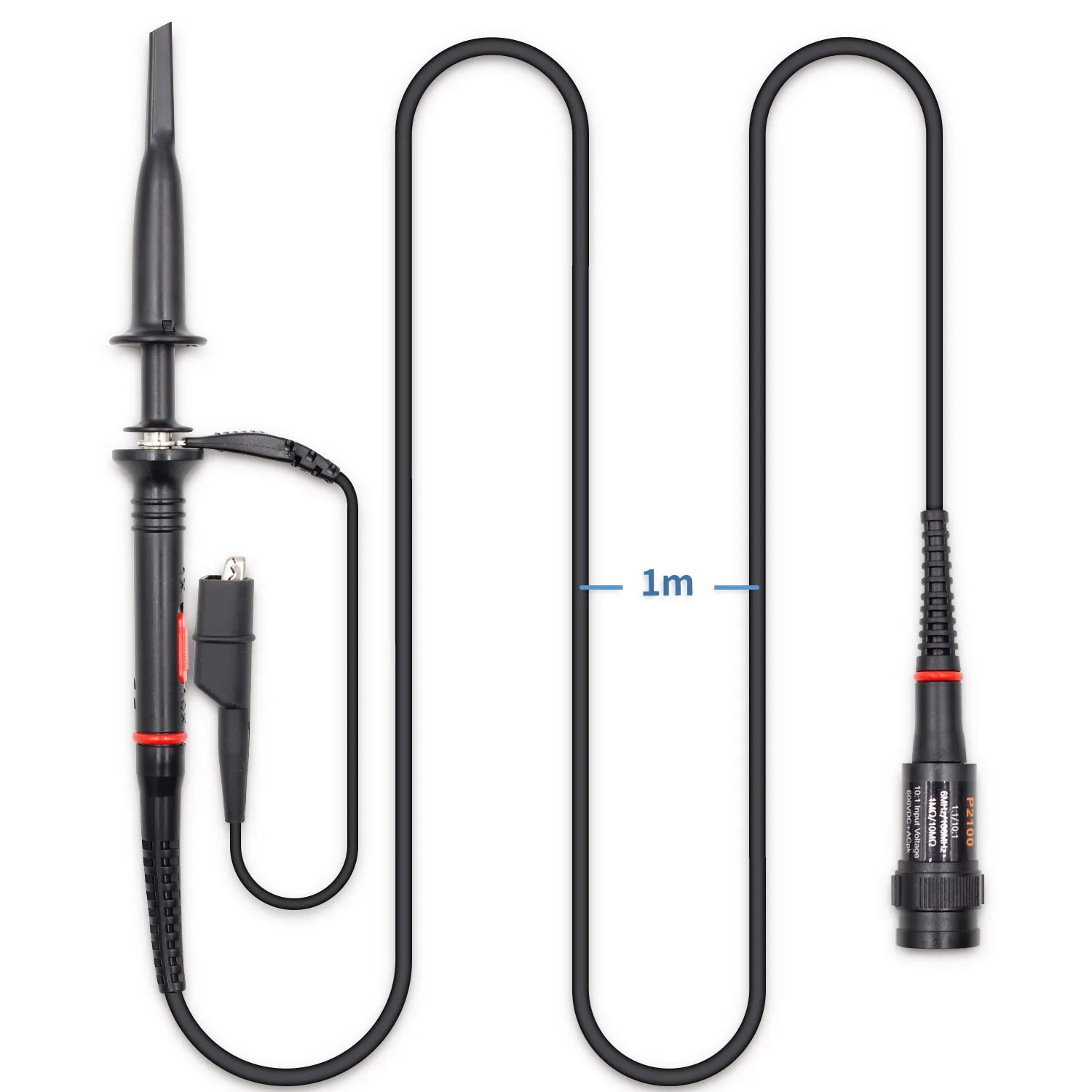 

High quality P2100 DC-100Mhz Oscilloscope Probe For Tektronix HP X1/X10 P2100 BNC Test Lead kit