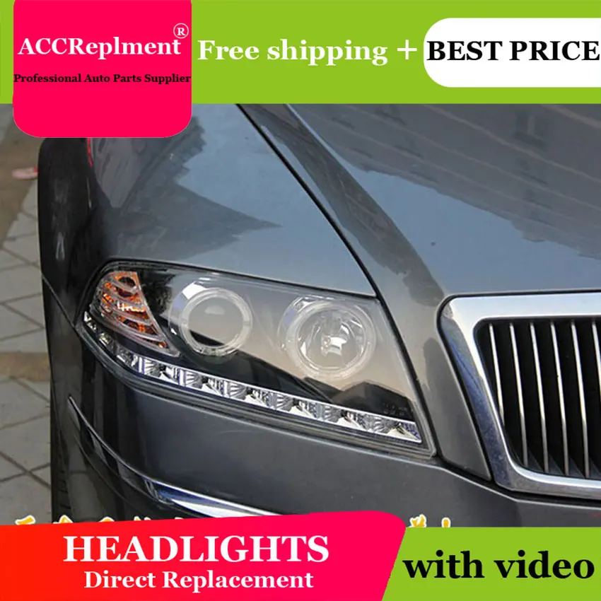 Авто PRO 2007 08 09 превосходные головной светильник s U светодиодный руководство Angel eyes
