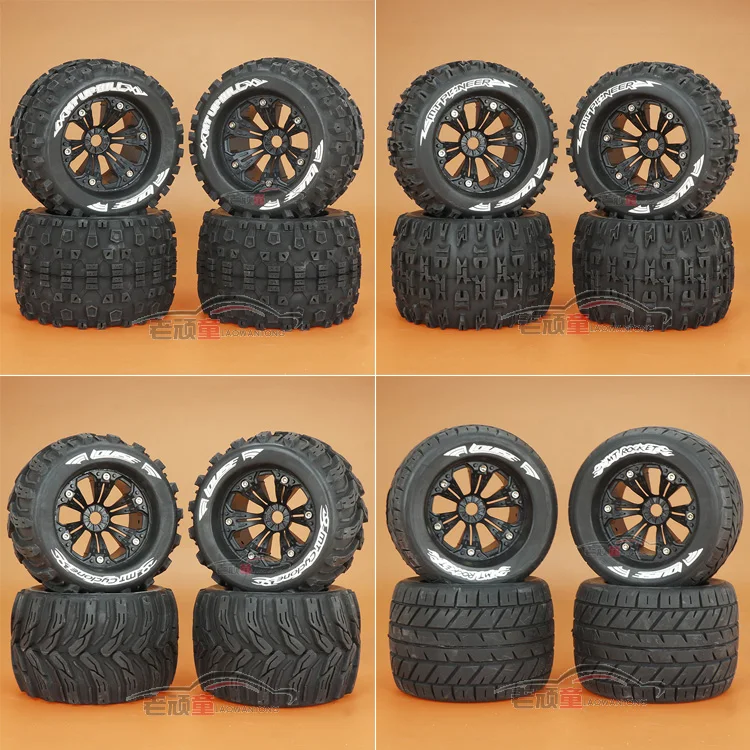 

4PCS L-T3217BH L-3218BH L-3219BH for RC Car A variety of styles 1/8 Bigfoot tire Wear-resisting E/S/F/E63III General-purpose