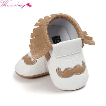 

Toddlers Baby Shoes Soft Soled Tassel PU Leather Crib Shoes Prewalker baby moccasins Moccs Shoes First Walkers