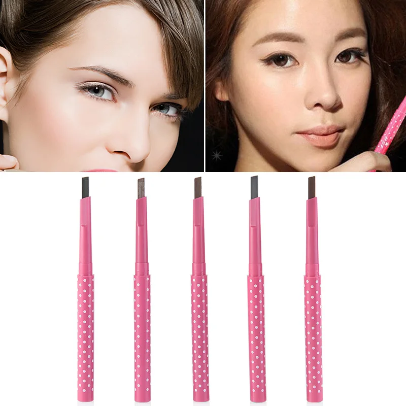 

5 Colors Eyebrow Pencil Natural Waterproof Automatic Eye Rotation Eyebrow Pencil Cosmetic TSLM1
