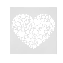 Пластиковый торт пены спрей шаблон Бариста трафареты украшения инструмент форма для гирлянды необычный принт торта цветок модель