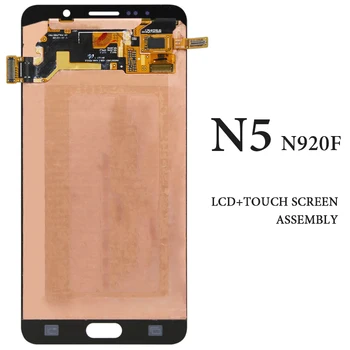 

For Samsung Note 5 N920F N920I LCD Touch Screen AMOLED N920T N9200 Display Panel Digitizer Assembly