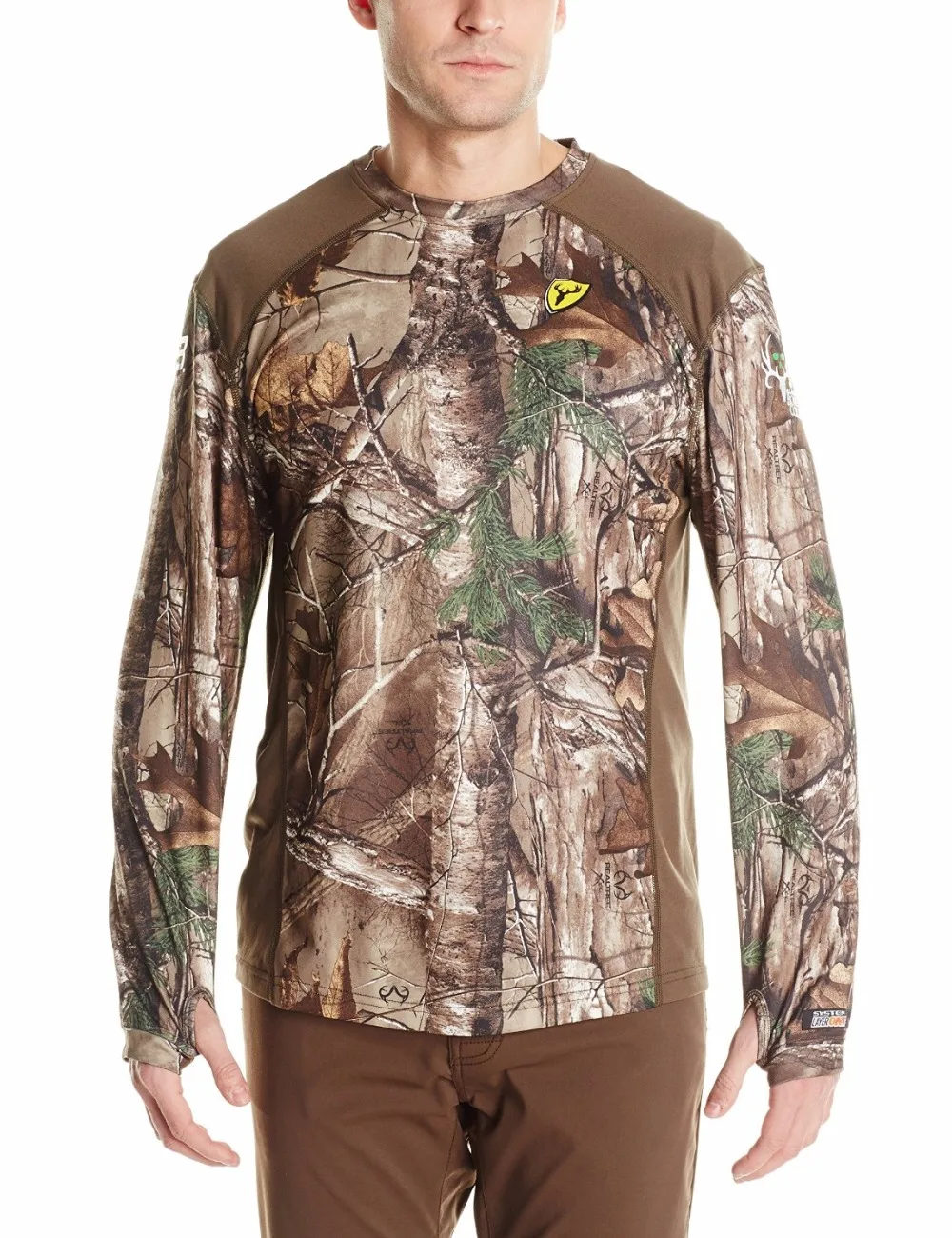 

Men Robinson Products Camo S3 Midweight Long Sleeve Top Clothes Camo Realtree Xtra T Shirt Ghillie Suits