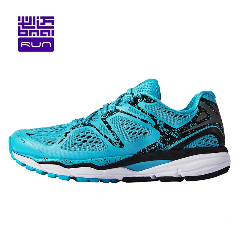 Женская обувь для бега, 42 км, марафонский светильник, кроссовки на шнуровке, дышащая сетка, мужская спортивная обувь, амортизирующая Мужская Спортивная Уличная обувь - Цвет: Sky blue