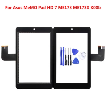 

100% Tested For Asus MeMO Pad HD 7" ME173 ME173X Touch Screen Digitizer Glass Lens Replacement Black High Quality