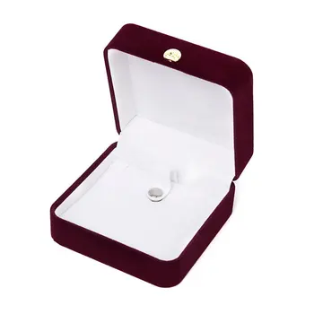 

Square Velvet Bracelet Jewelry Watch Storage Case Gift Box White Lining
