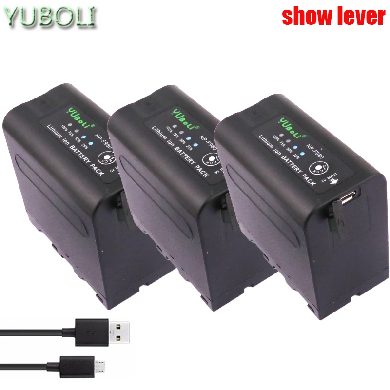 

new charger battery NP-F960 NP-F970 NP F970 NP F960 Camcorder batterie NP-F980 NP F980 for Sony NP-F550 F770 F750 F960 F970 F980