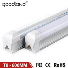 Goodland LED Bulb Tube T8 600mm 2ft LED Tube Light 10W LED Integrated Tube 220V 240V LED Lights Lamp Lighting Clear/Milky Cover