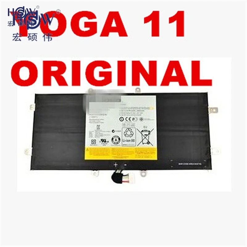 

original LAPTOP battery 14.8V 42WH FOR Lenovo YOGA 11S L11M4P13 yoga11