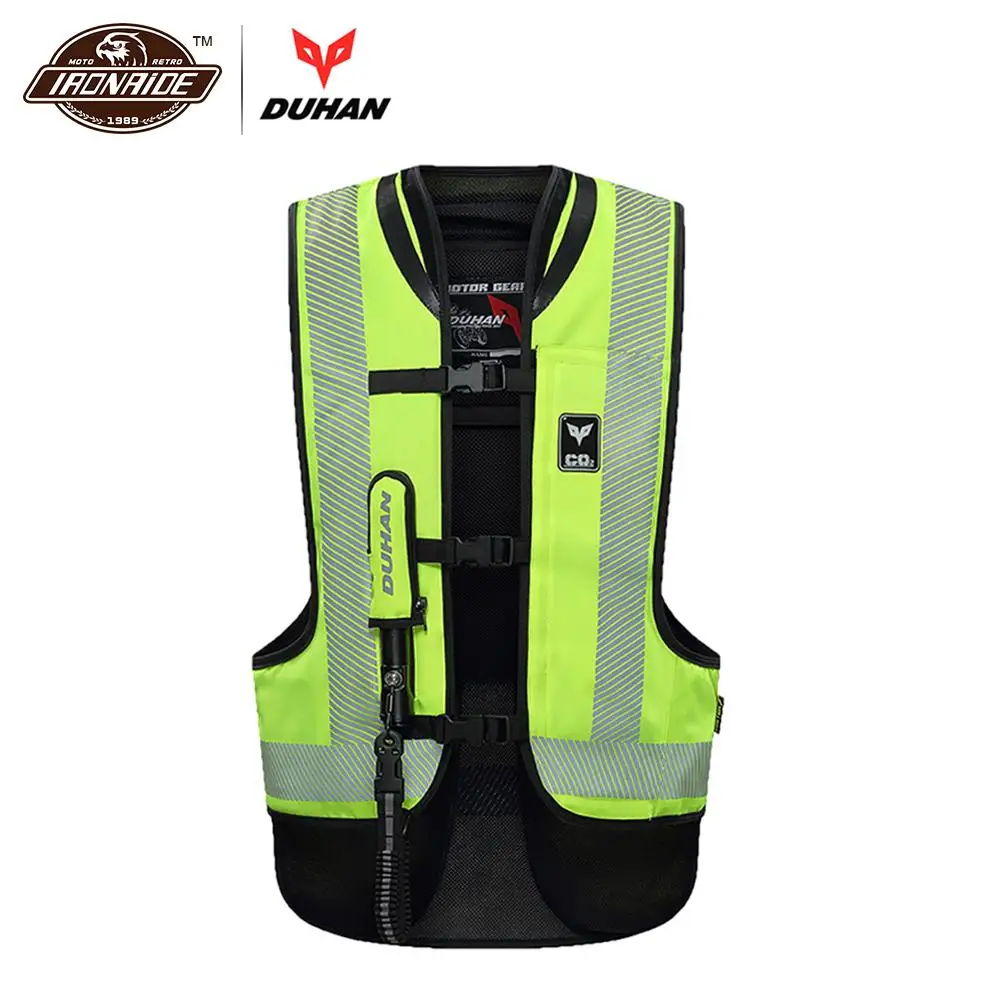 

DUHAN Motorcycle Air-bag Vest Motorcycle Vest Advanced Air Bag System Protective Gear Reflective Motorbike Airbag Moto Vest