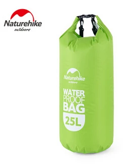 Naturehike открытый 2L 5L 15L 25L водонепроницаемая сумка, для плавания сухой мешок для хранения сухой мешок дорожный набор оборудования - Цвет: 25L Green