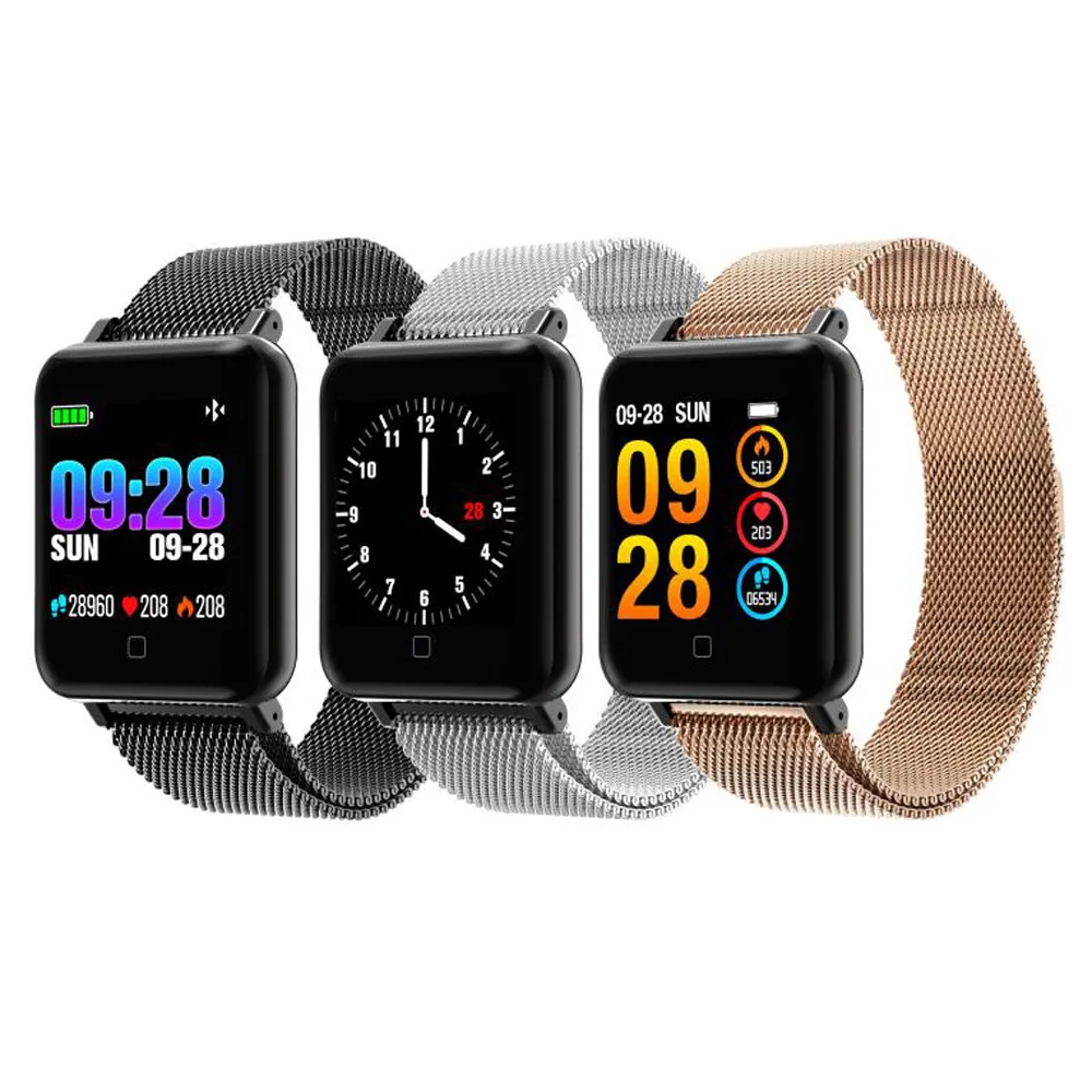 

Greentiger M19 Smart Watch Fitness Tracker Blood Pressure Bluetooth Clock Smartwatch Pedometer Heart Rate Monitor Sport Band