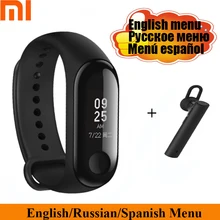 English Xiaomi Mi Band 3 Miband 3 Smart Band 0.78 OLED Touch Screen Support 5ATM Professional Waterproof Heart Rate Monitor