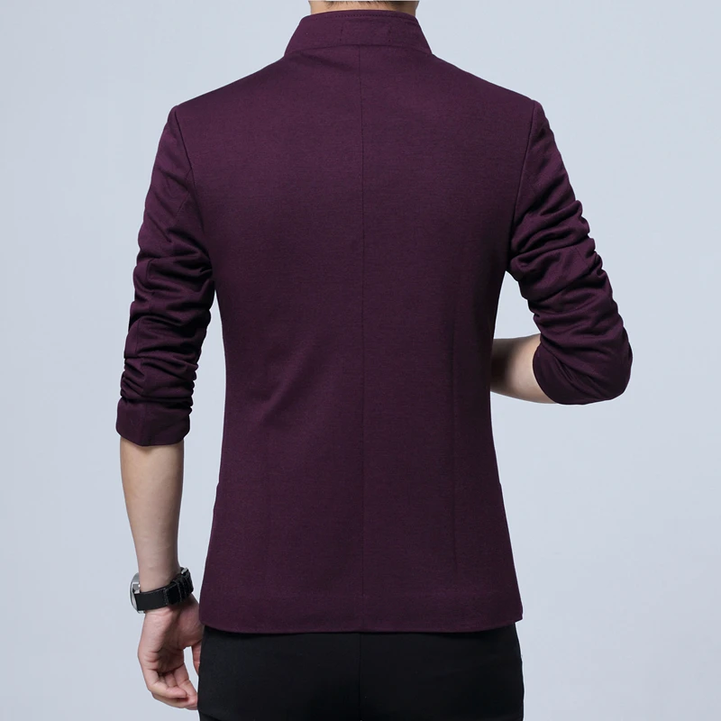 Liseaven Blazer Men Jackets Male Stand Collar Male Blazers Slim Fit Mens Blazer black Jacket Men Plus Size 5XL 4 Liseaven Blazer Men Jackets Male Stand Collar Male Blazers Slim Fit Mens Blazer black Jacket Men Plus Size 5XL 4